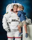 Astronaut Anne McClain brought her 4-year-old son to a NASA photo shoot before flying to the space station, and the pictures will melt your heart