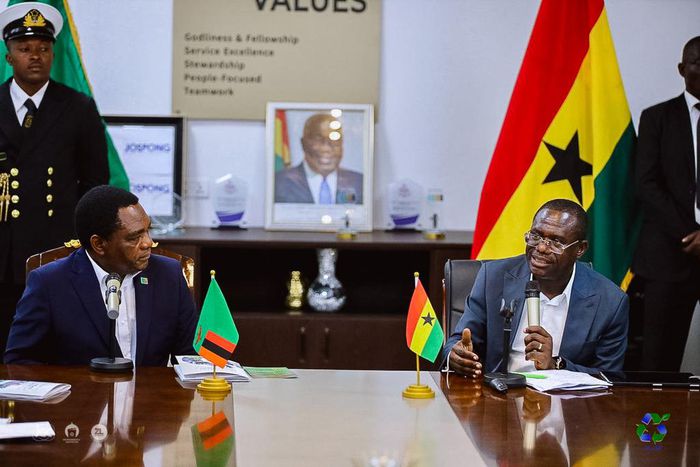 The President of Zambia and Jospong Group President, Dr. Siaw Agyepong