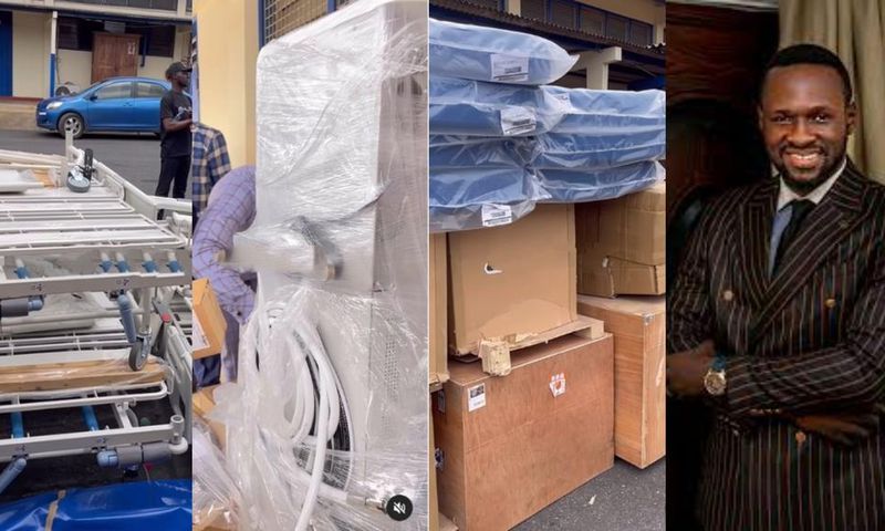 Pastor Elvis Agyemang donates equipment worth GHC500k to Korle-Bu Hospital on birthday