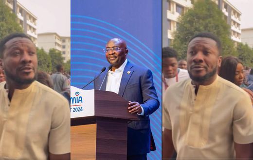 Video: Asamoah Gyan spotted at launch of Dr. Bawumia’s policies ahead of 2024 elections