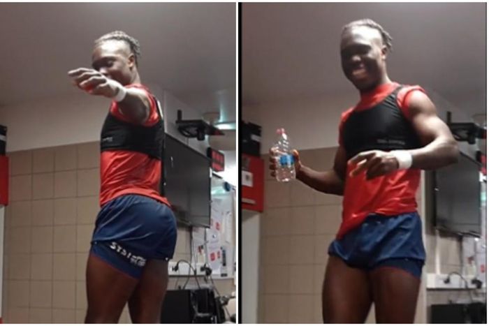 Video: Ghana defender Alidu Seidu joins Tyla’s viral ‘water’ dance challenge