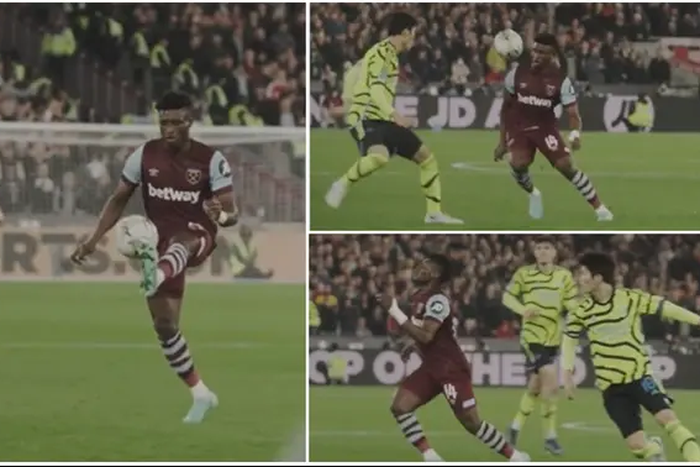 Video: Watch how Kudus bamboozled Arsenal’s Tomiyasu with cheeky flick