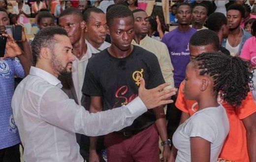 Majid Michel at Church