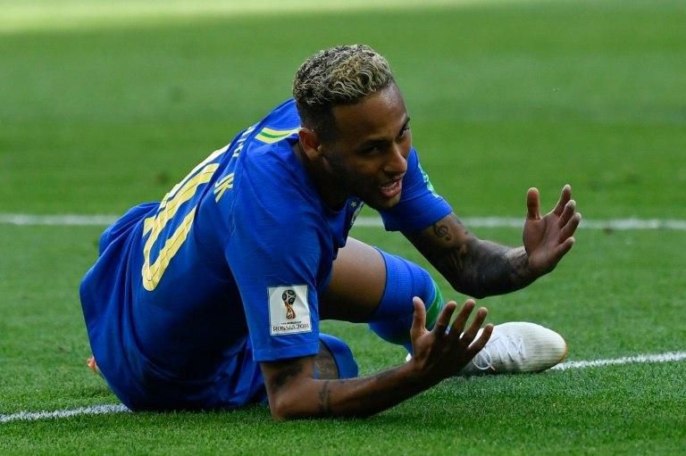 Neymar was heavily criticised for his play-acting at the World Cup