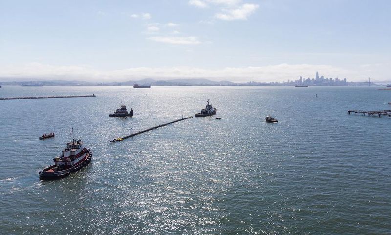 180518_TowTest_Departure 1 The Ocean Cleanup