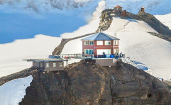 Sheldon Chalet is an ultra-luxurious mountain lodge in Alaska that opened to guests in February 2018.