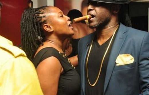 Reggie Rockstone with wife