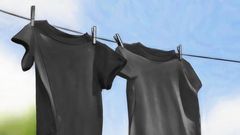 Prevent black clothes from fading