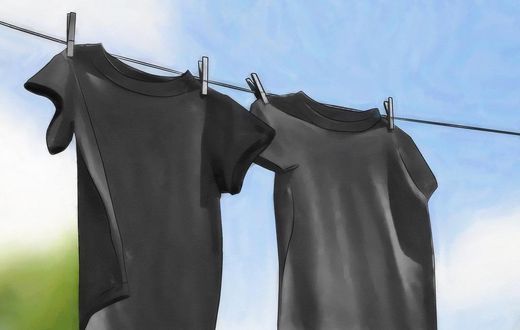 Prevent black clothes from fading