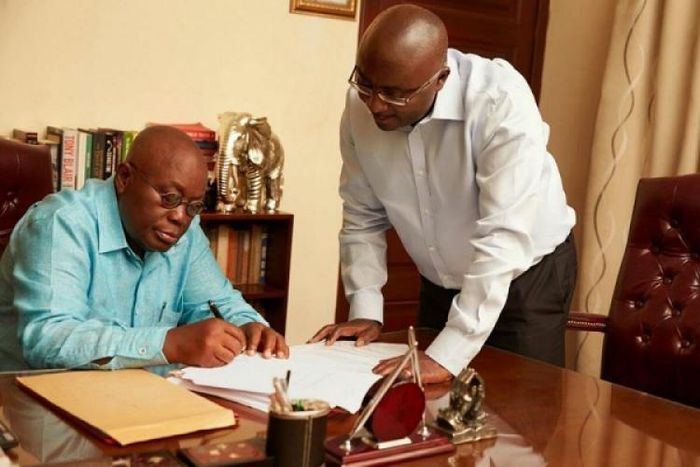 Nana Addo with Mahamudu Bawumia