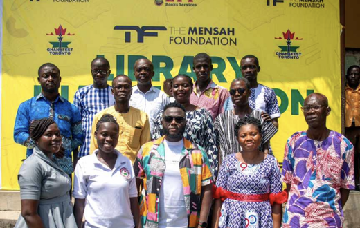 DJ Mensah builds new library