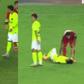 Frank Acheampong sent off for punching opponent over racist abuse (Video)