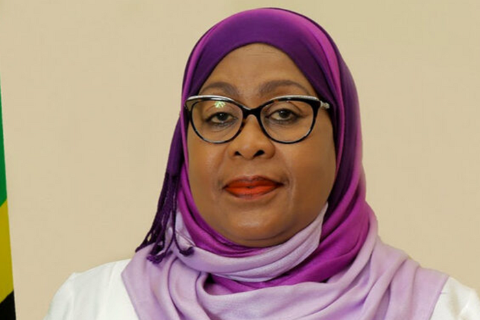 Tanzanian President Samia Suluhu Hassan