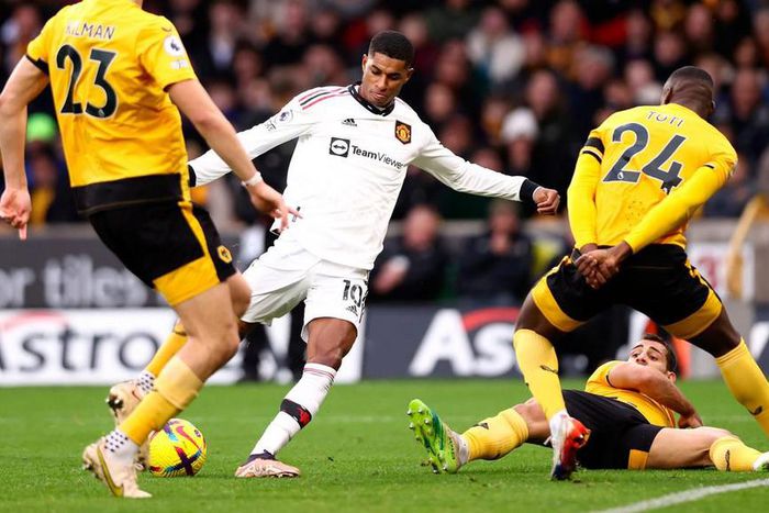 Marcus Rashford came off the bench for Manchester United against Wolves to secure all three points