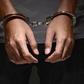 Arrested and handcuffed