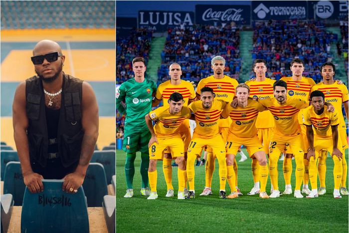 Video: Barcelona blast King Promise’s ‘Terminator’ in Camp Nou dressing room during Getafe clash