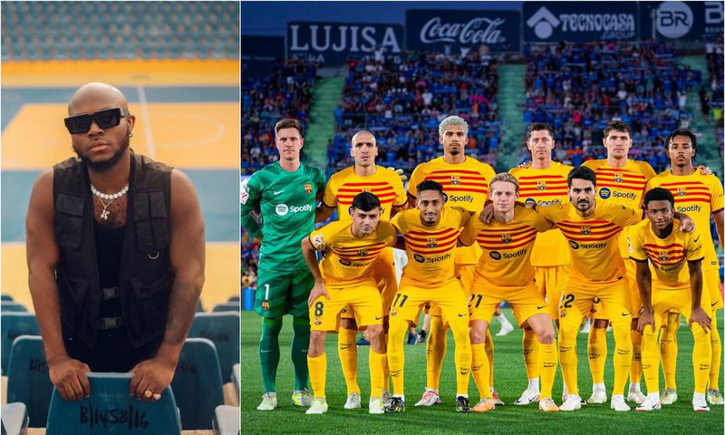 Video: Barcelona blast King Promise’s ‘Terminator’ in Camp Nou dressing room during Getafe clash