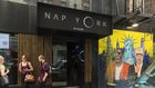 Located in Manhattan's bustling Midtown neighborhood, Nap York calls itself "your 24/7 oasis in the middle of the Concrete Jungle." When I got there, I tried to peer in the windows, but they were obscured by dark curtains.