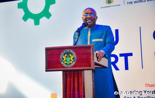 Dr. Bawumia was at the event.