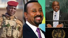 Ibrahim Traore, Abiy Ahmed, and Mokgweetsi Masisi