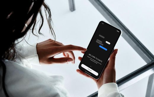 An image of Nothing's messaging app for the Phone 2 that gives access to iMessage's famous blue texting bubbles.Nothing