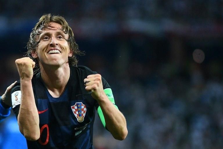 Luka Modric was crowned the best player at the World Cup for his performances with Croatia