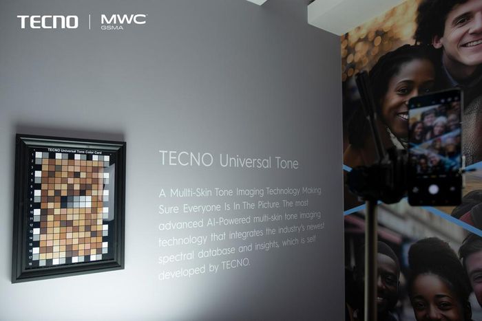 TECNO unveils multi-skin tone colour card at MWC Barcelona 2024
