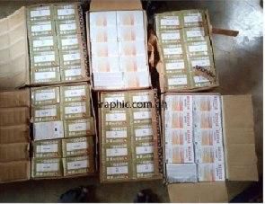 Seized ammunitions