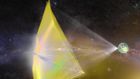starshot spacecraft light sail laser beam earth space alpha centauri breakthrough foundation