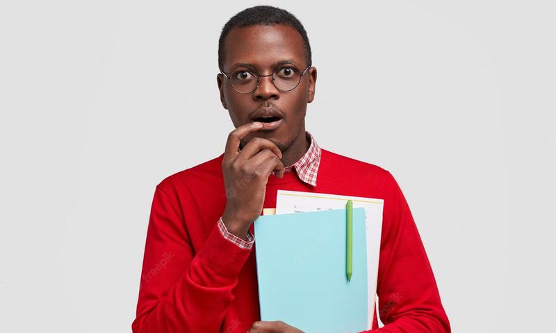 Confused man