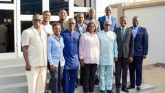 The board of GRA and management of SML Ghana after the meeting