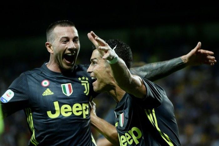 Cristiano Ronaldo and Federico Bernardeschi scored to keep Juventus' 100 percent record in Serie A.
