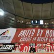 Stuttgart's supporters displayed a giant banner reading "United by money, corrupt in the heart of Europe" to protest against Germany's bid to host the Euro 2024 finals with UEFA set to announce the host nation on Thursday.