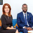 Elizabeth Rossiello, CEO and Nana Yaw Owusu Banahene, Country Manager of AZA Finance