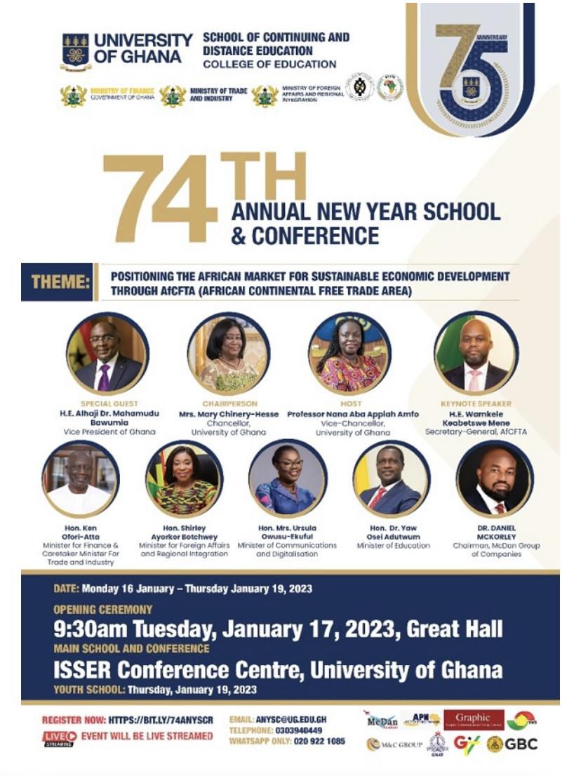 Bawumia to open AfCFTA themed 2023 New Year School as special guest