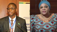 Emmanuel Tutuba and Dr Natu El-Maamry Mwamba