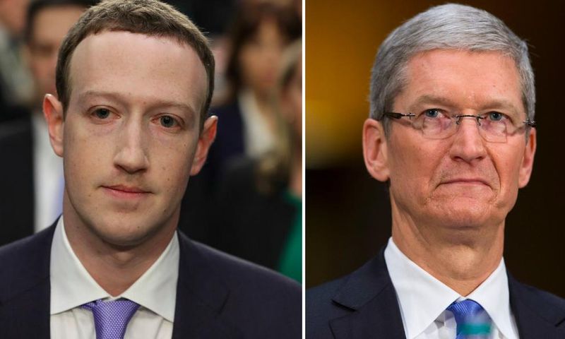 cook vs zuck, tim cook, mark zuckerberg