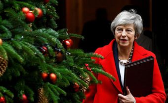 Britain's Prime Minister Theresa May leaves 10 Downing Street, London