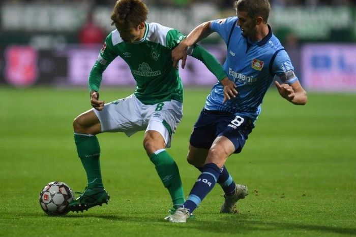 Werder Bremen's Japan striker Yuya Osako scored one of his side's consolation goals on Sunday as visitors Bayer Leverkusen romped to a 6-2 win in Bremen with wingers Julian Brandt and Karim Bellarabi outstanding.
