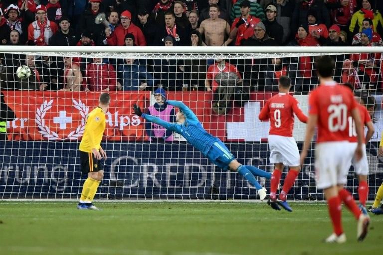 Seferovic headed in his third to end Belgium's hopes in the 84th minute