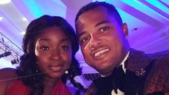 Van Vicker and his wife, Adwoa
