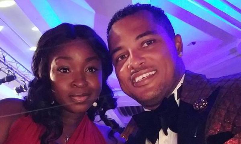 Van Vicker and his wife, Adwoa