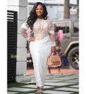 Jackie Appiah in wedding guest ouftits