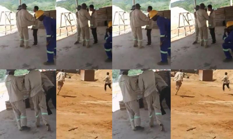 Chinese boss runs, begs for mercy as workers chase, beat him over salary arrears