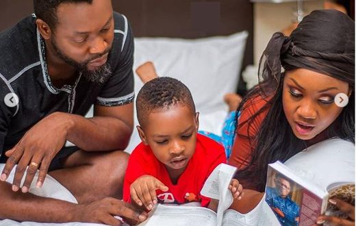Adjety Anang and family