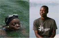 Ghana’s Yvette Tetteh makes history by swimming 450km across Volta River