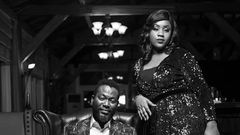 Adjetey Anang and wife