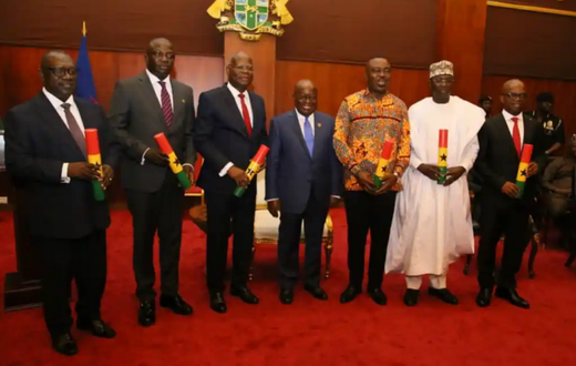 Akufo-Addo swears in new Ministers