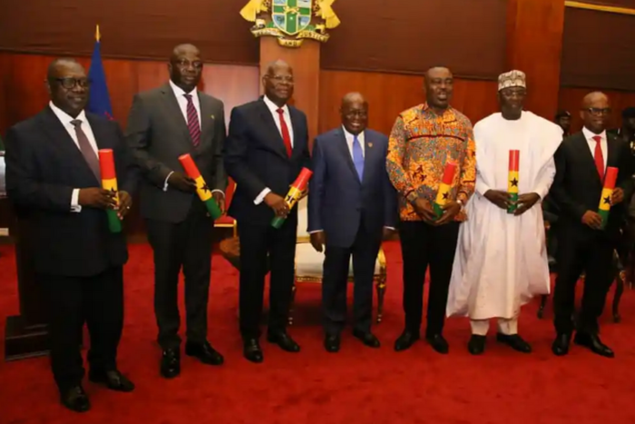 Akufo-Addo swears in new Ministers
