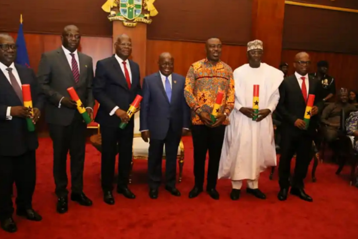 Akufo-Addo swears in new Ministers